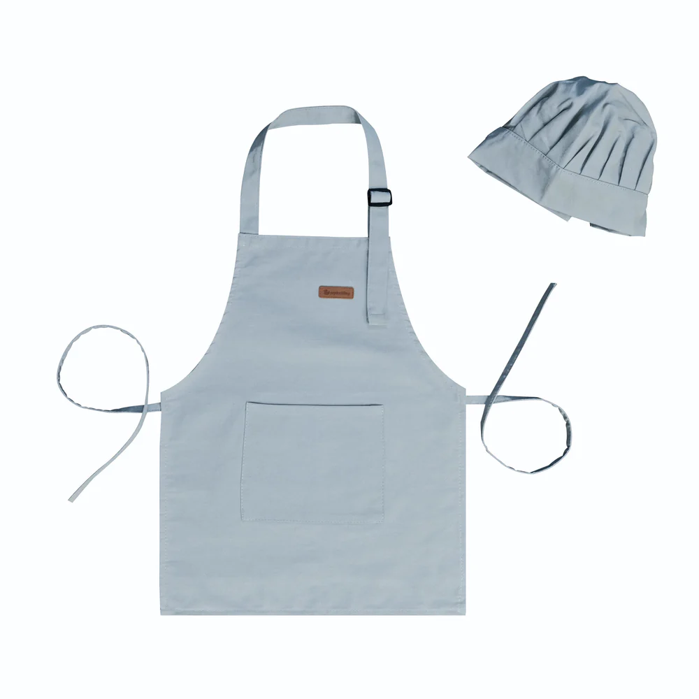 Kids Chef Apron & Hat Set