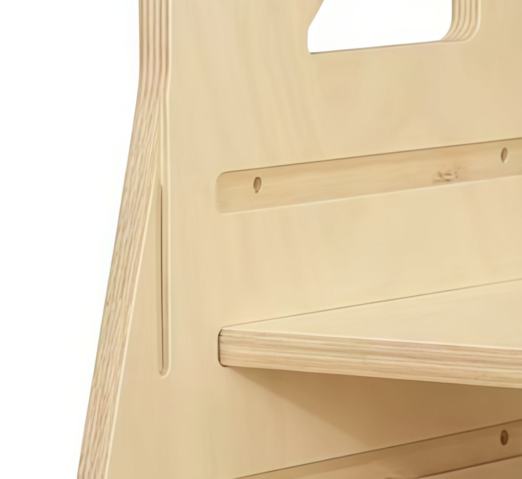 JALA Deluxe Adjustable Learning Tower - Flag with Rectangle Handle