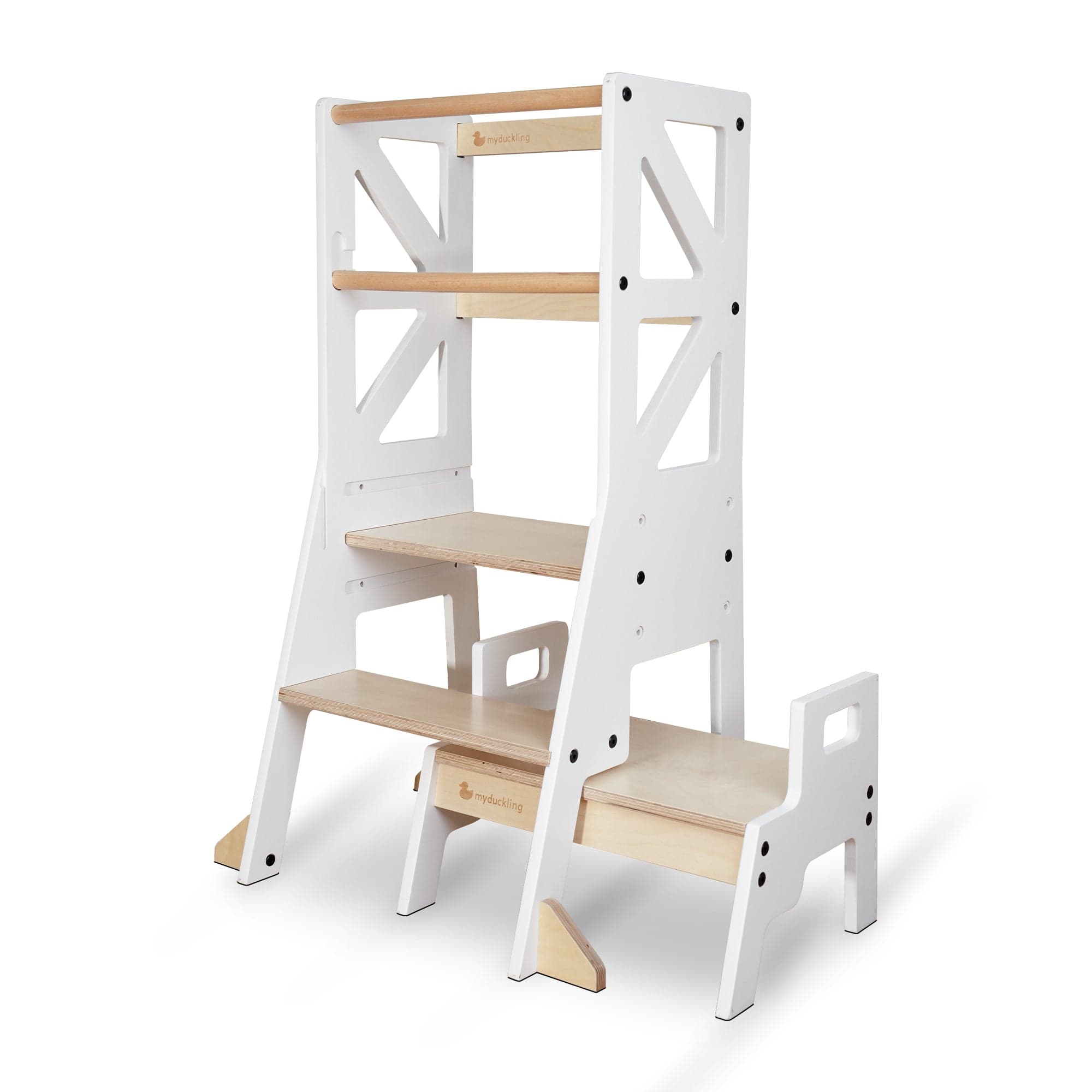JALA Deluxe Adjustable Learning Tower - Flag with Rectangle Handle