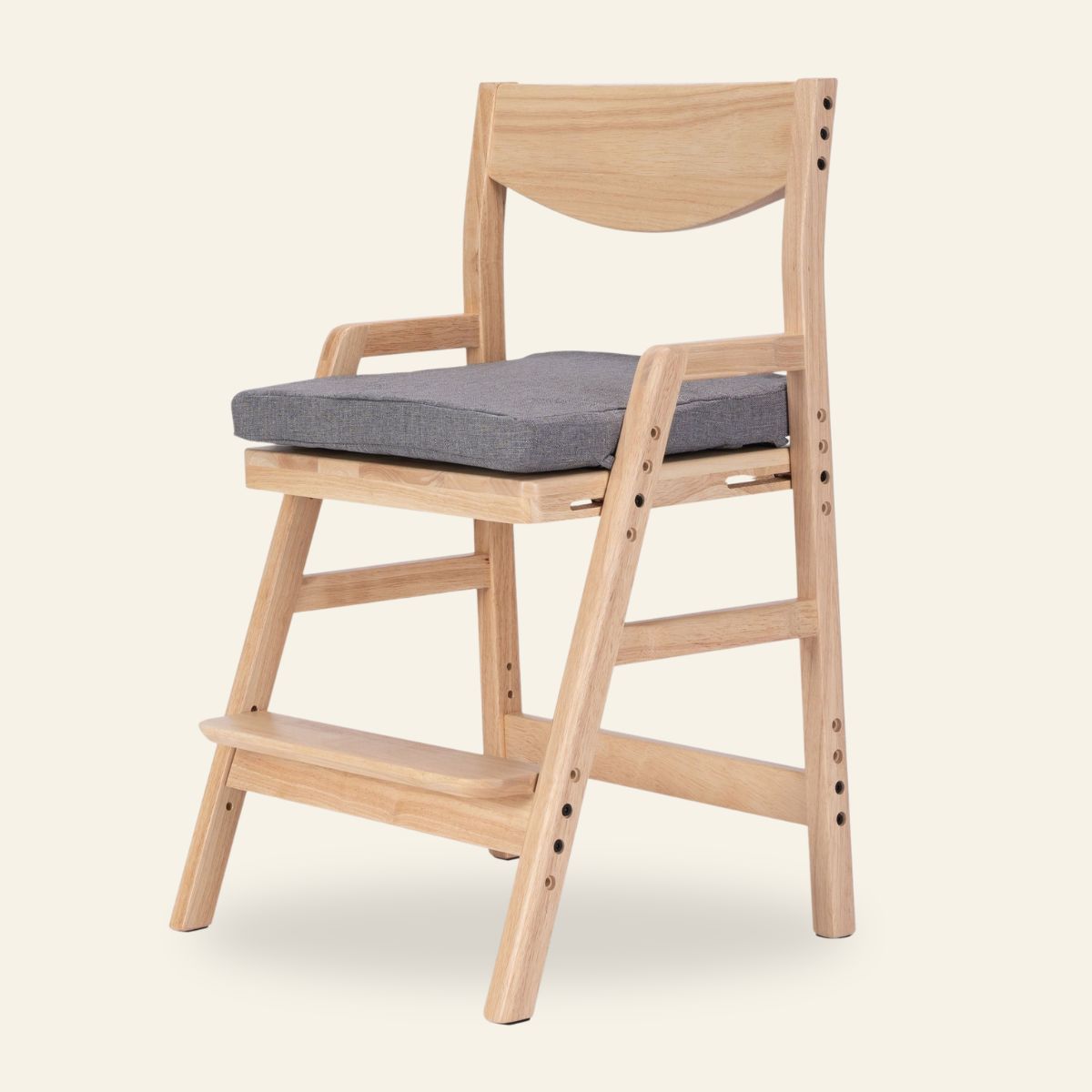 NALA Solid Wood Adjustable Study Chair