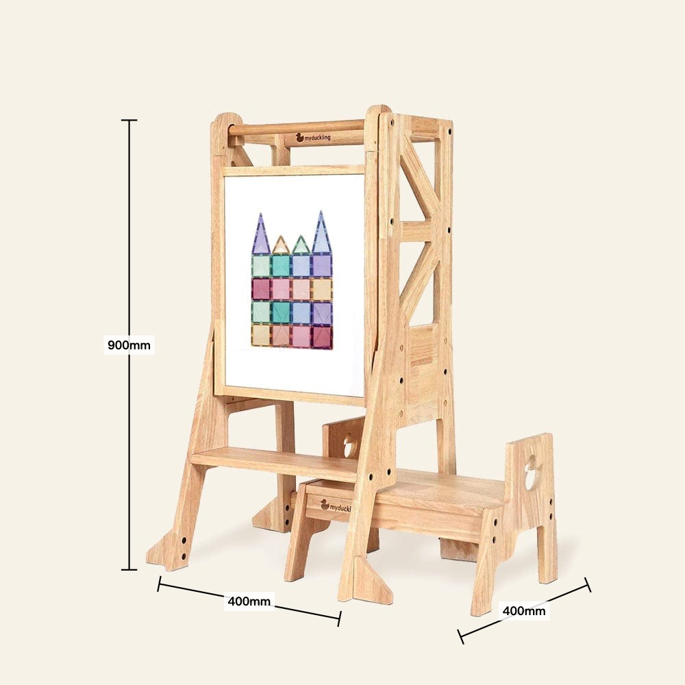 JALA flag learning tower with duck stool full product overview - myduckling