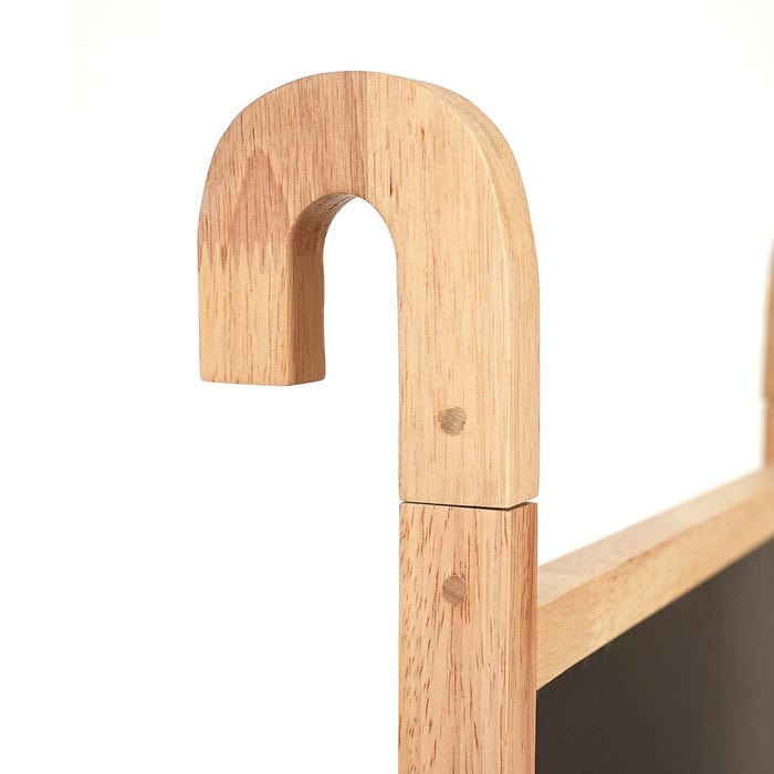 JALA Deluxe Solid Wood Adjustable Learning Tower - Rectangle Stool Handle