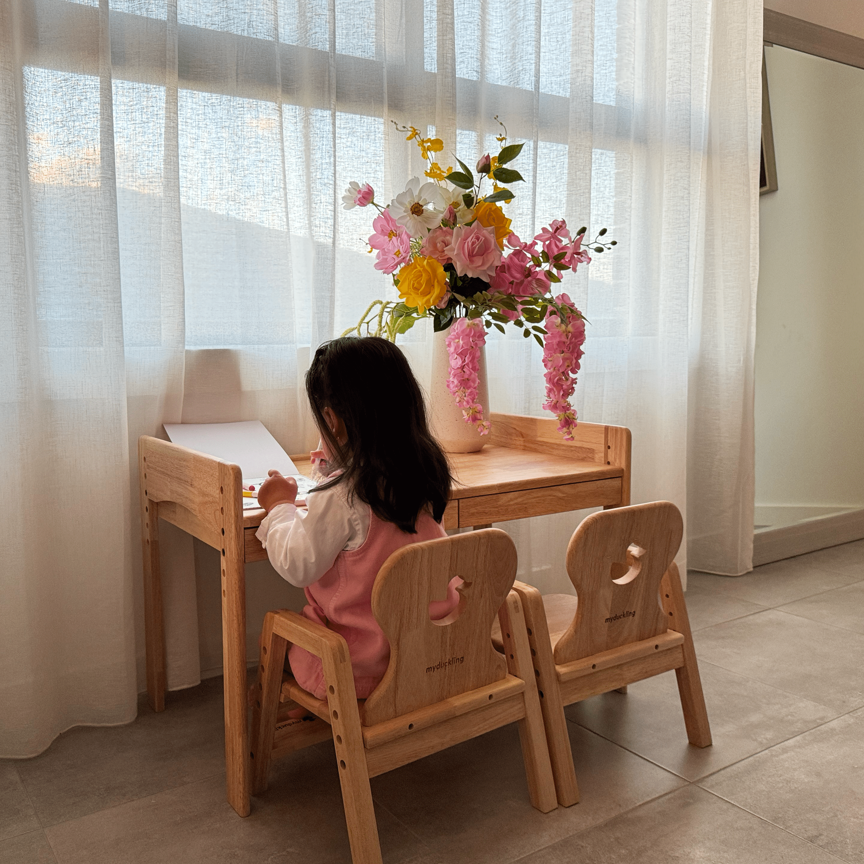 KAYA Activity Adjustable Table with 2 Chairs (Early-January Pre-Order)