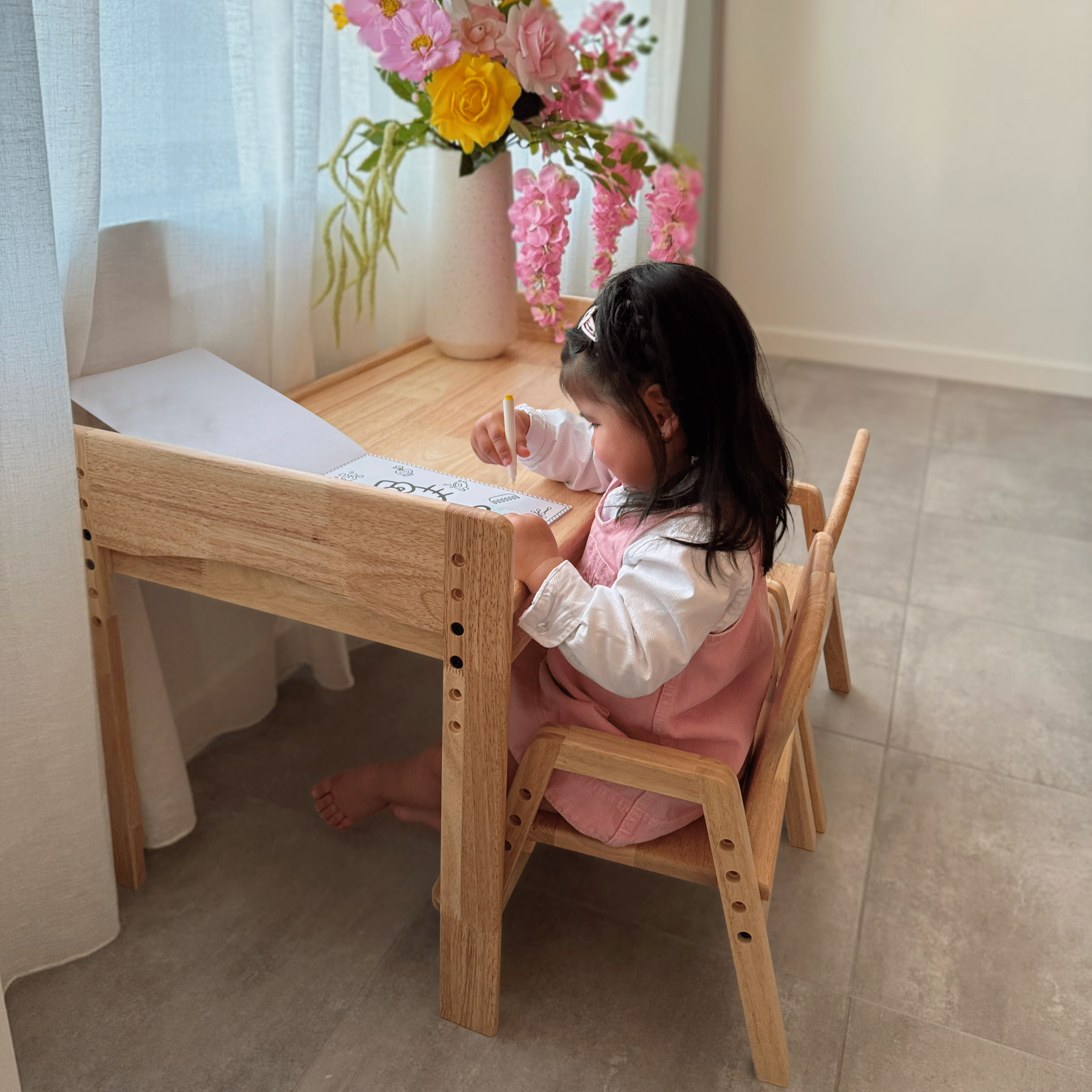 KAYA Activity Adjustable Table with 2 Chairs (Early-January Pre-Order)