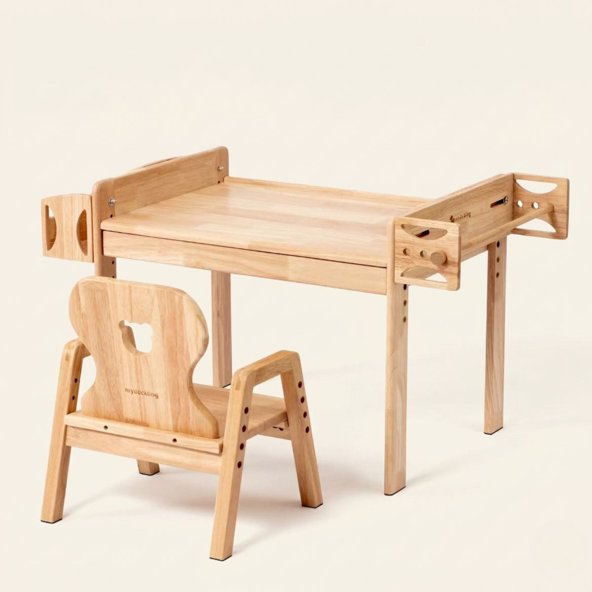 KAYA Solid Wood Side Shelf