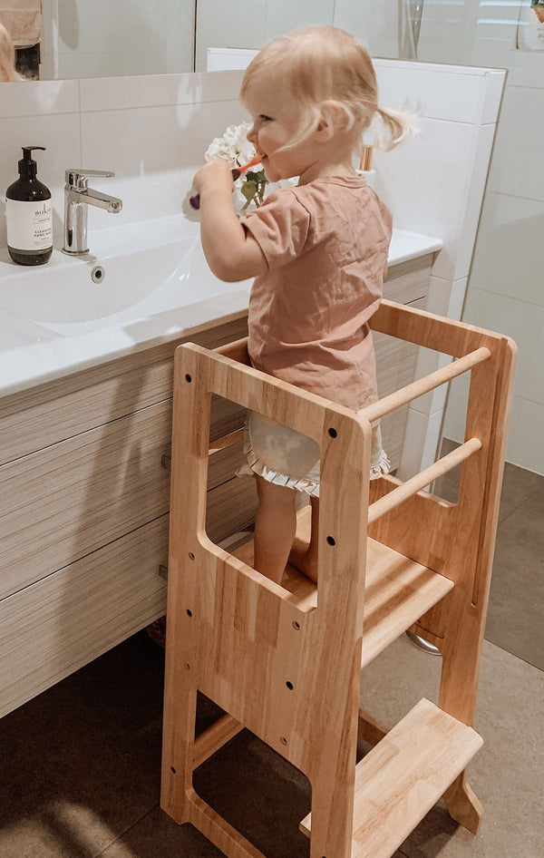 LOLA Deluxe Solid Wood Learning Tower
