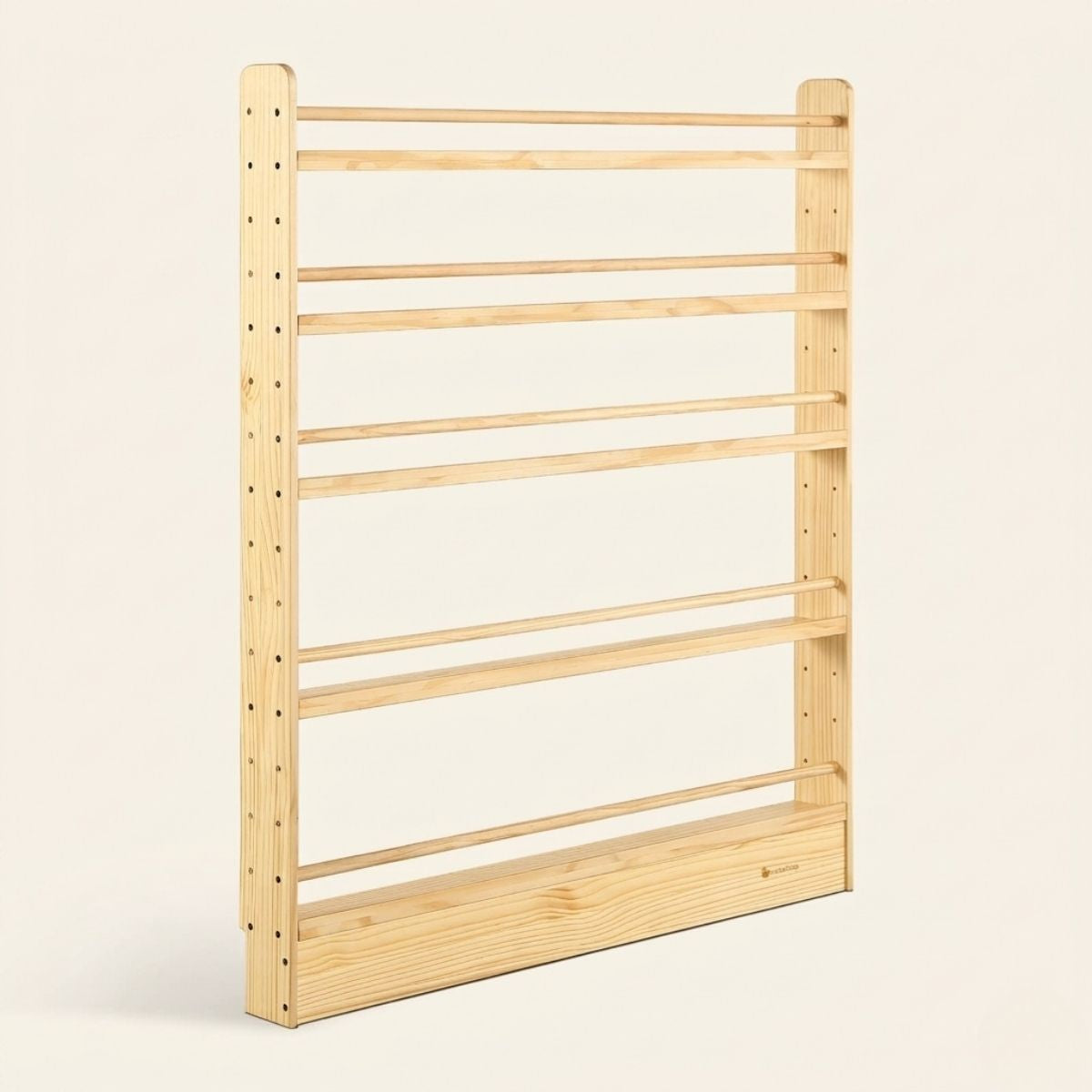 NALA Adjustable Solid Wood Bookshelf