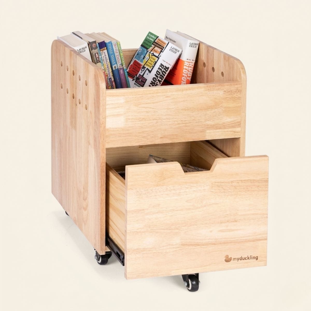 myduckling NALA Solid Wood Trolley