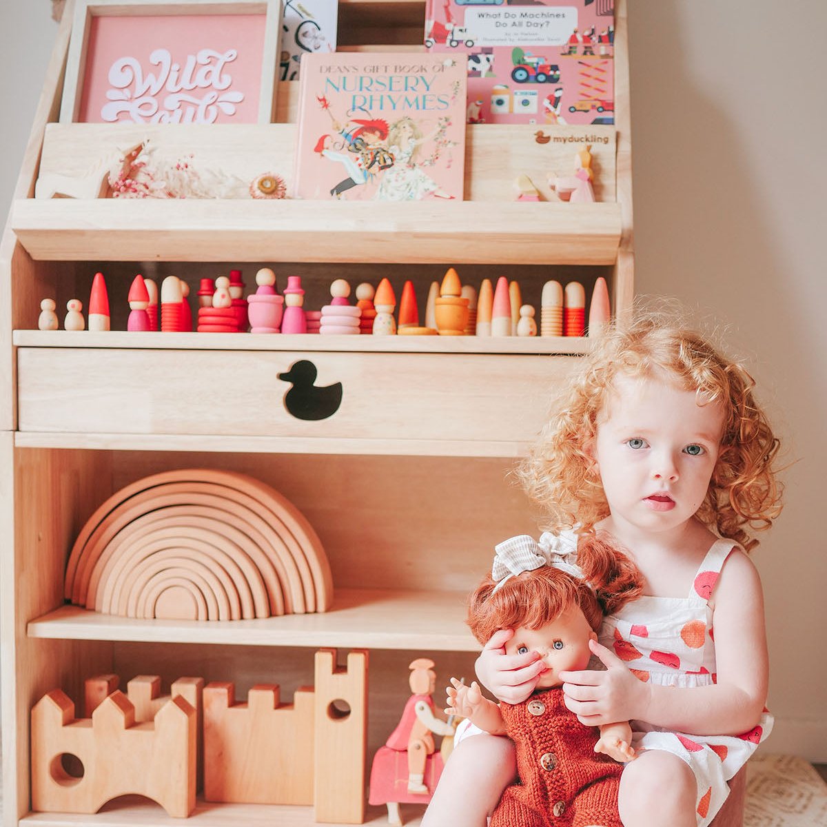EVE Solid Wood Display Bookcase