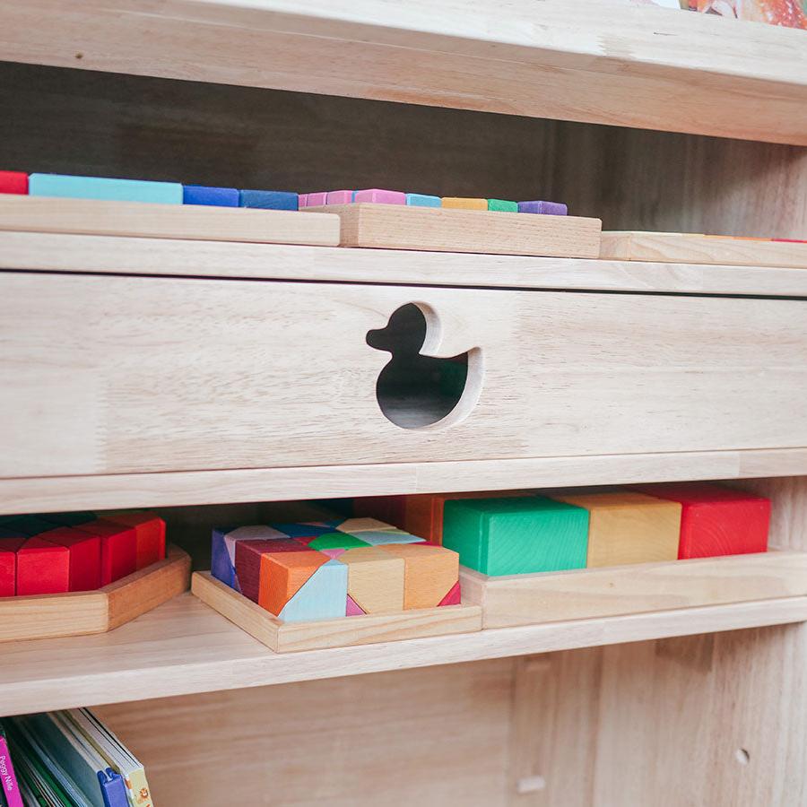 EVE Solid Wood Display Bookcase