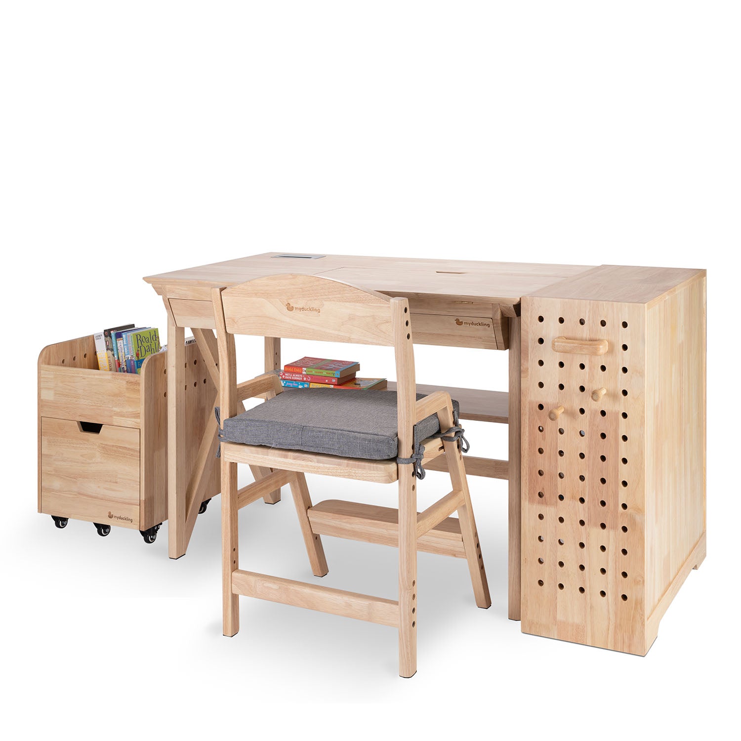 NALA Solid Wood Study Desk With Easel (Early-January Pre-Order)