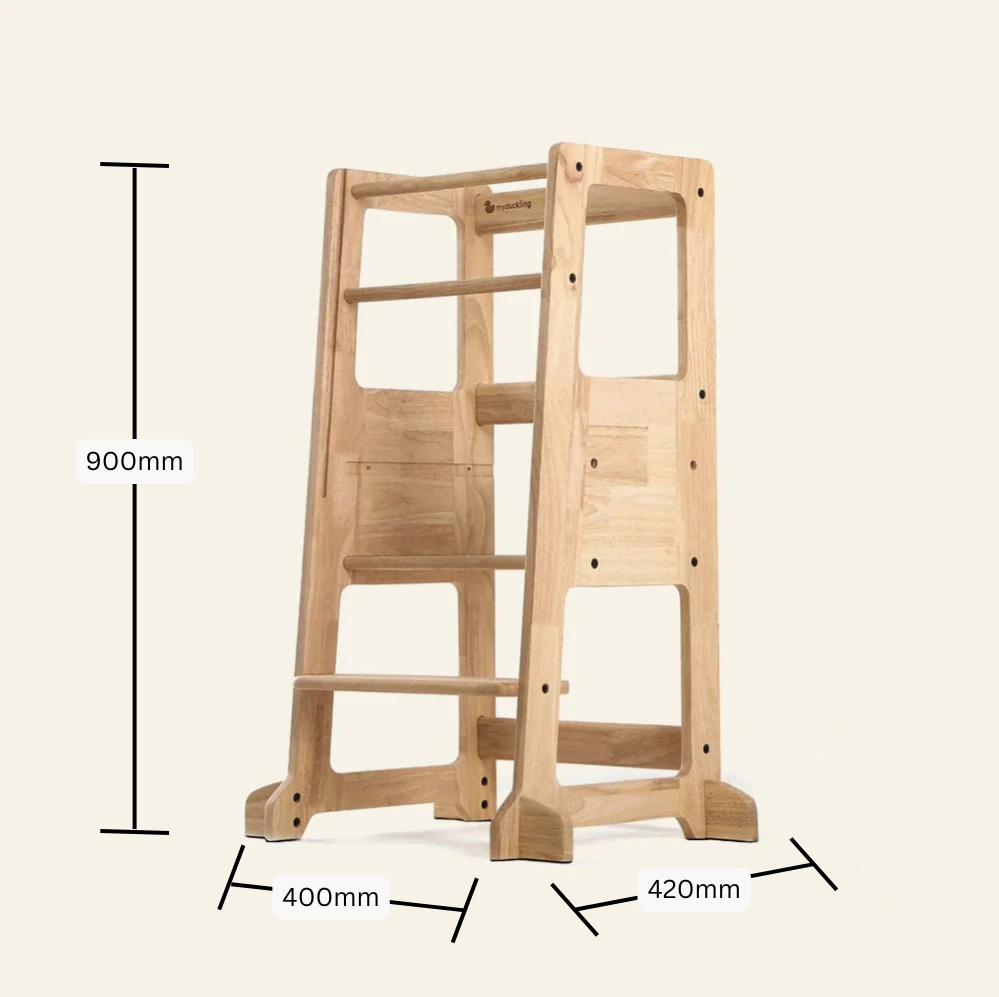 LOLA Deluxe Solid Wood Adjustable Learning Tower
