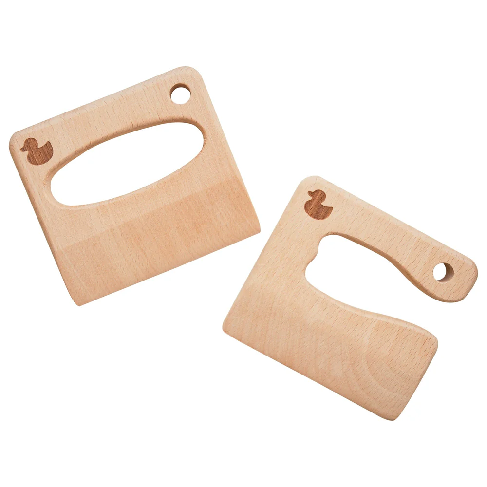Wooden Kids Cutting Knife Set