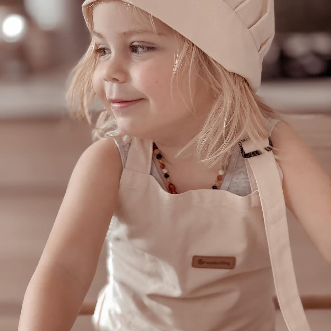 Kids Chef Apron & Hat Set