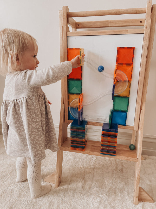 JALA Deluxe Solid Wood Learning Tower - Duck Stool