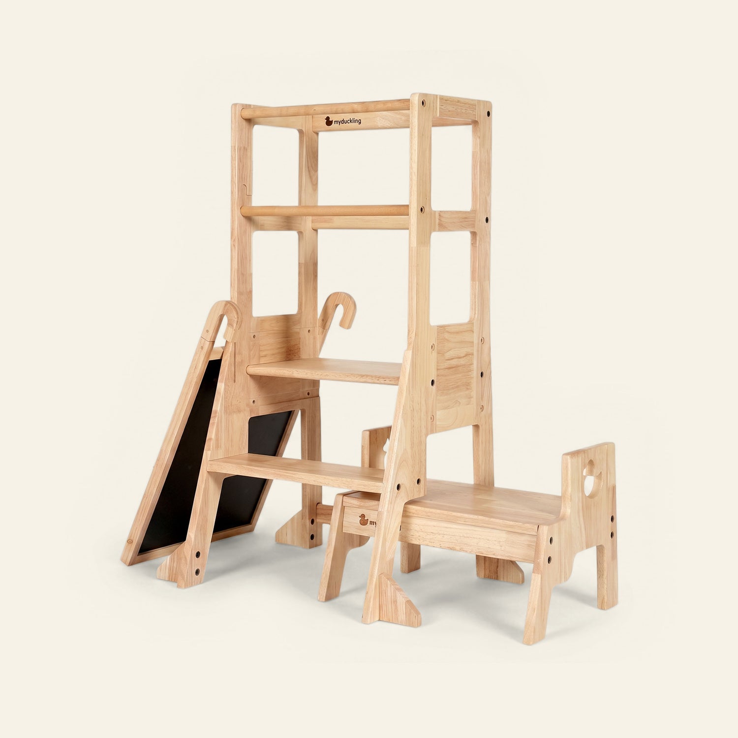 JALA Deluxe Solid Wood Learning Tower - Window