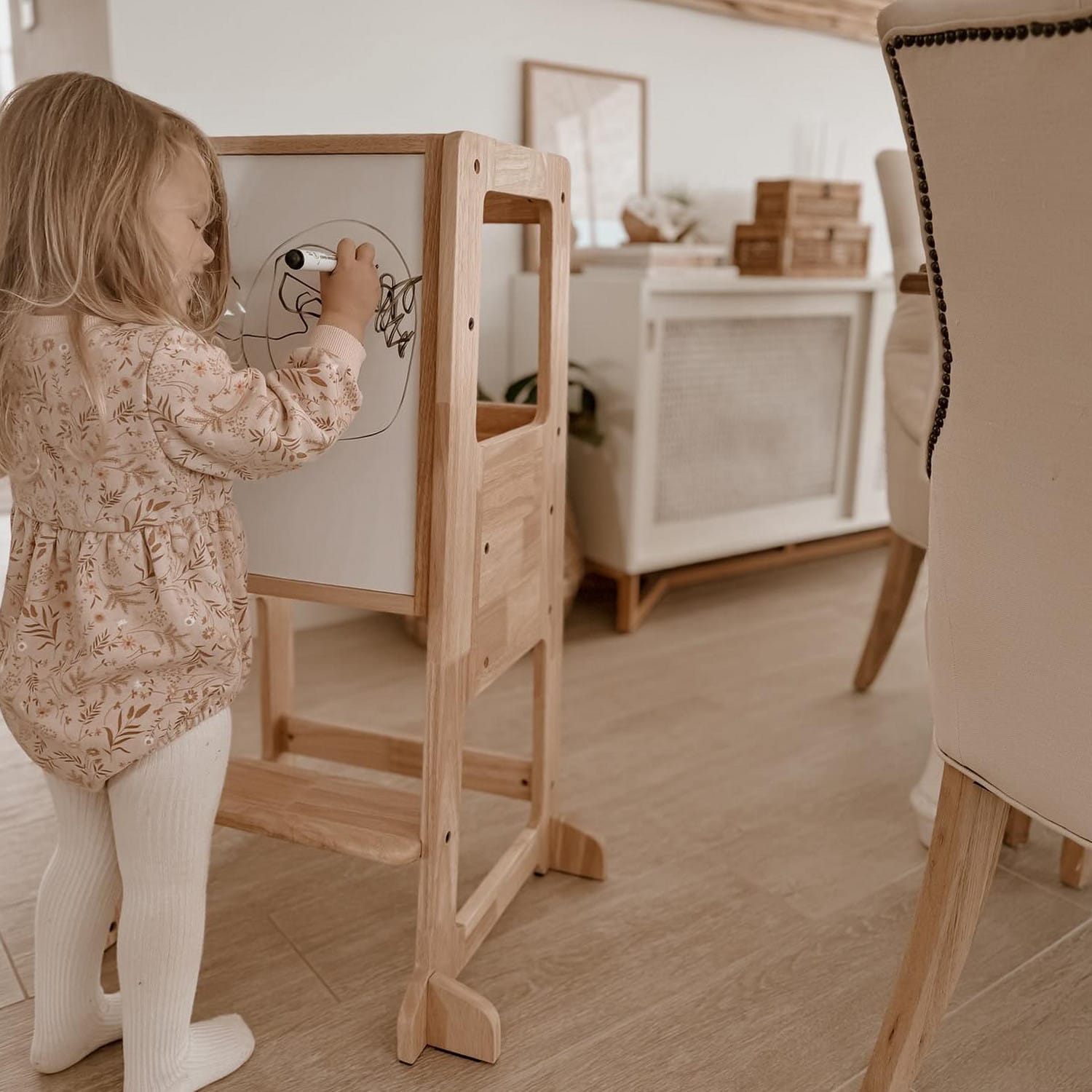 LOLA Deluxe Solid Wood Learning Tower