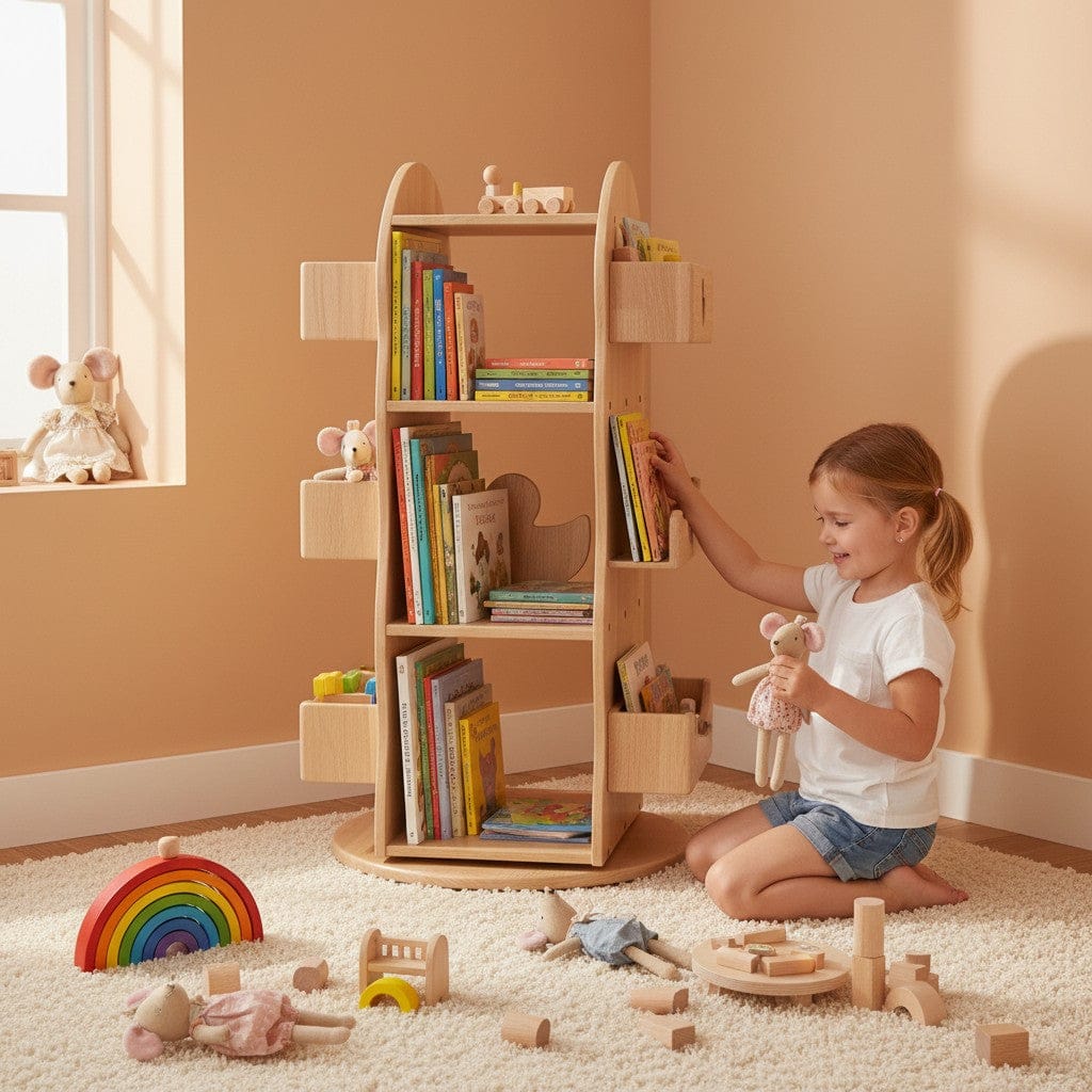 BINDI Revolving Bookcase block2