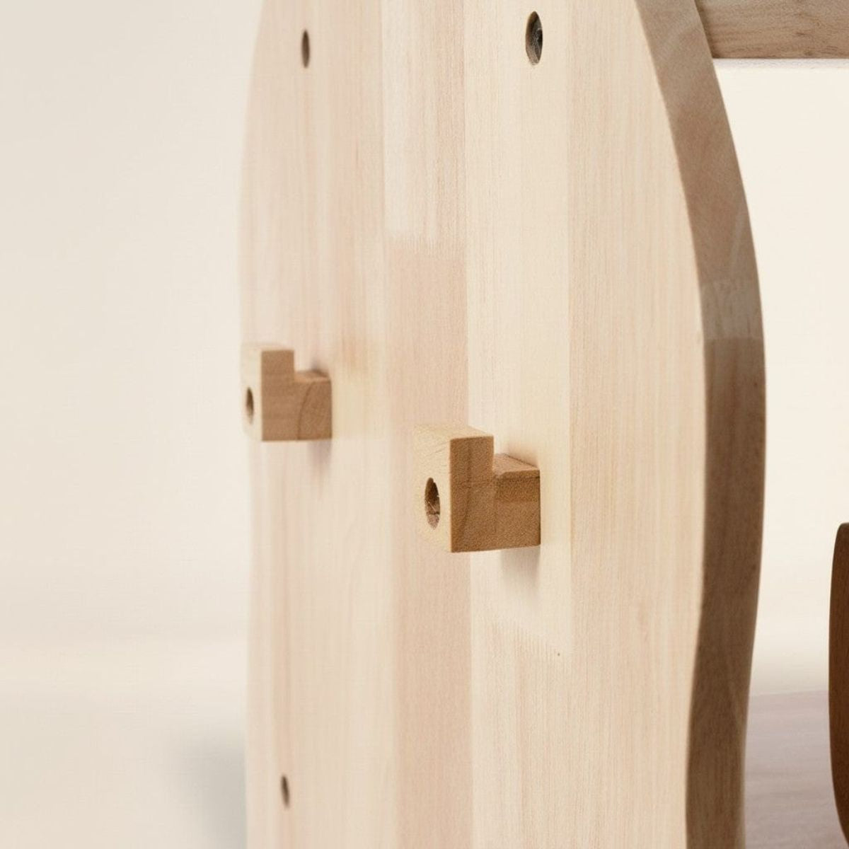 BINDI Revolving Solid Wood Bookcase