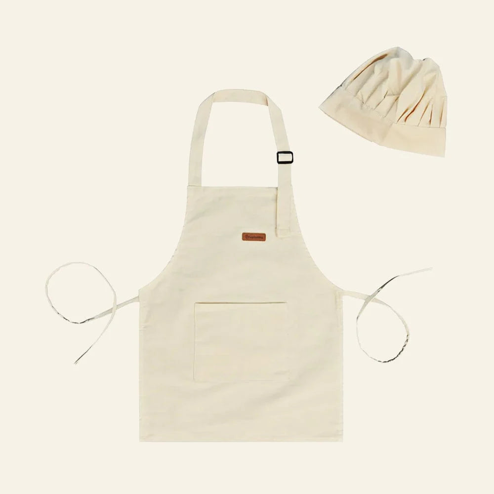 Kids Chef Apron & Hat Set