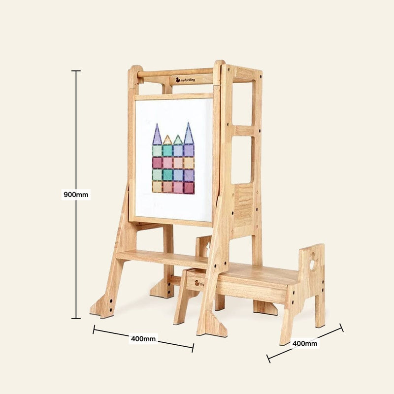 JALA Deluxe Solid Wood Learning Tower - Window