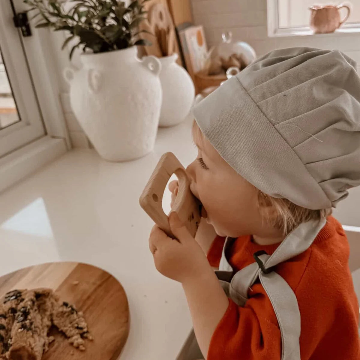 Kids Chef Apron & Hat Set