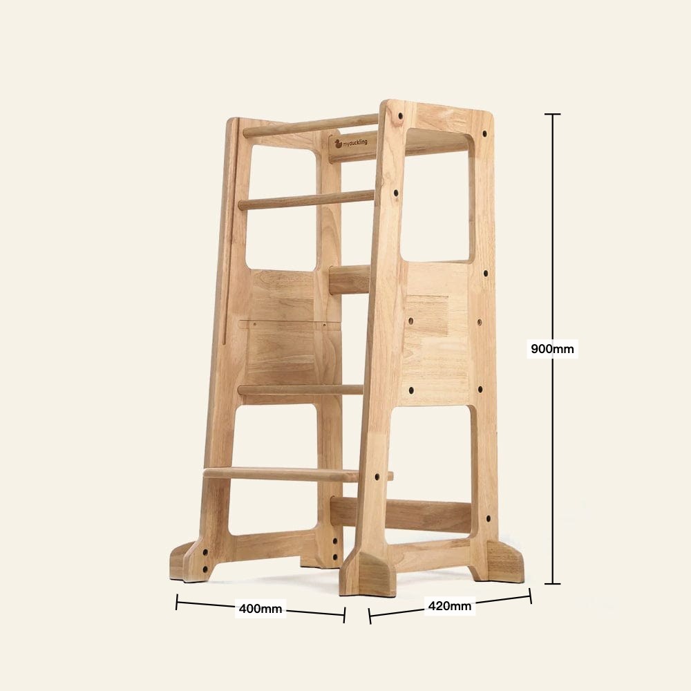 LOLA Deluxe Solid Wood Adjustable Learning Tower