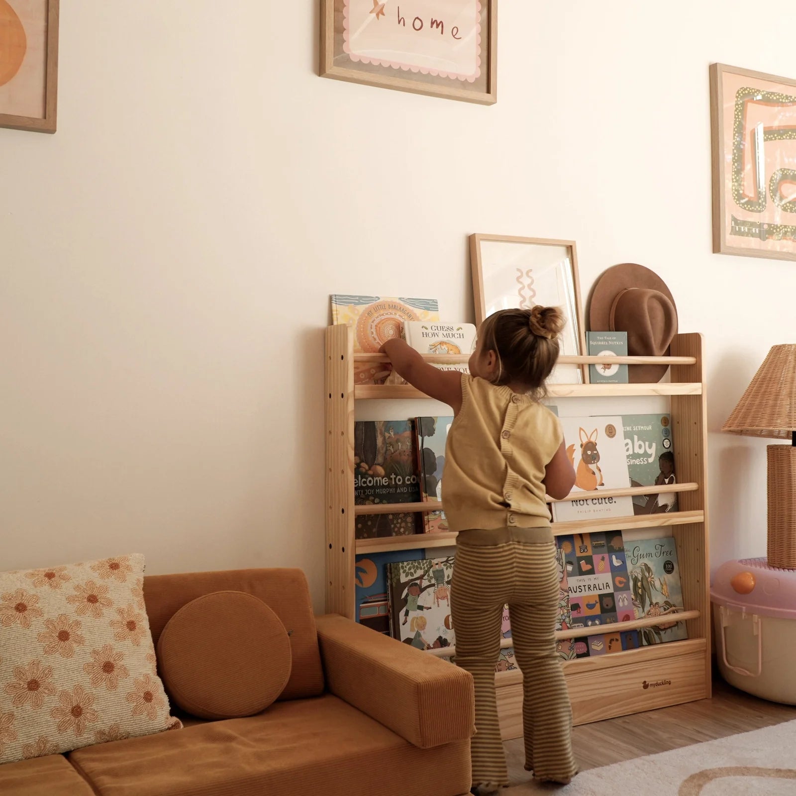 NALA Adjustable Solid Wood Bookshelf