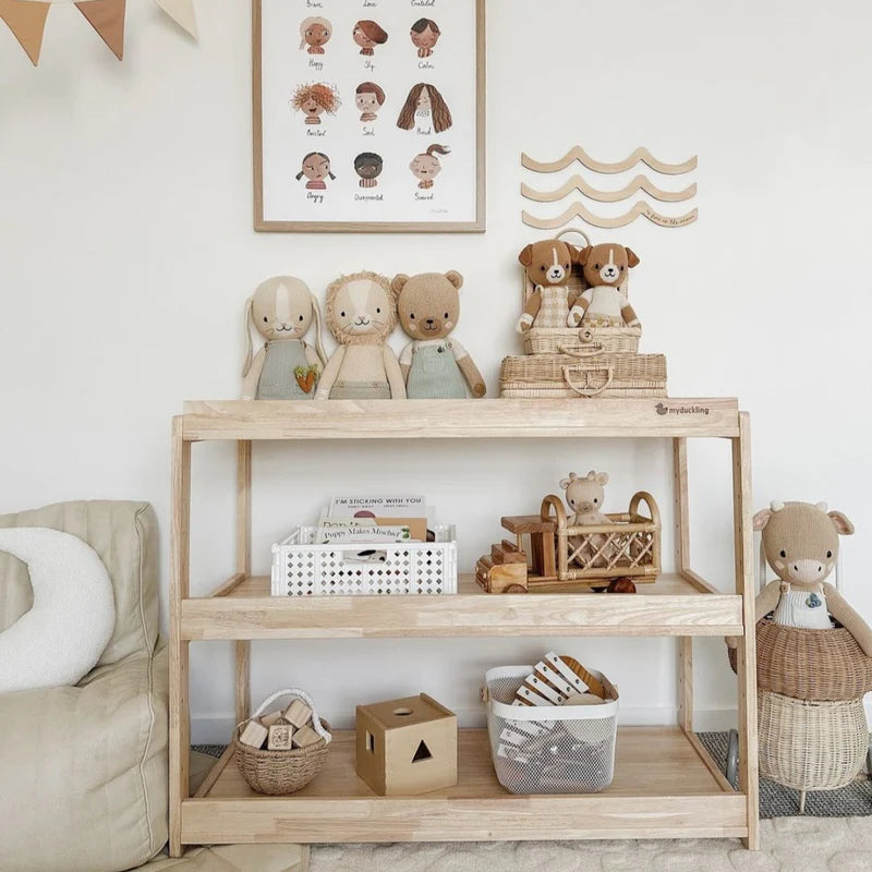 NALA 3 Layer kids bookshelf dimensions and specifications - myduckling