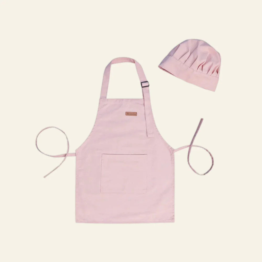 Kids Chef Apron & Hat Set