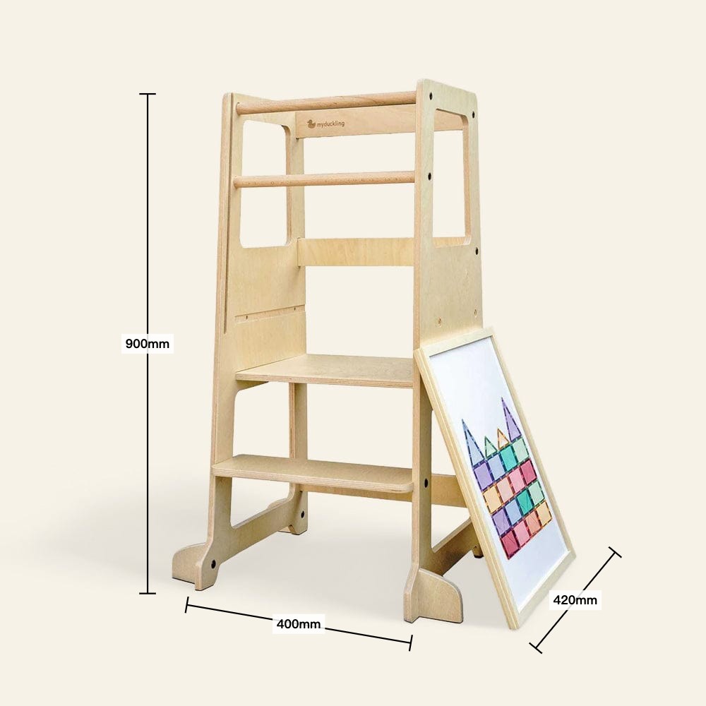 LOLA Deluxe adjustable learning tower full product overview - myduckling