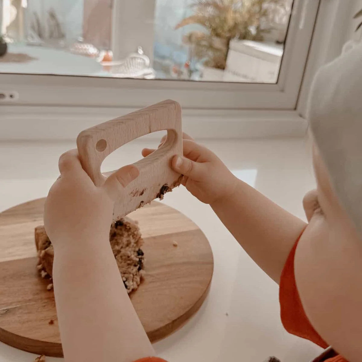 Wooden Kids Cutting Knife Set