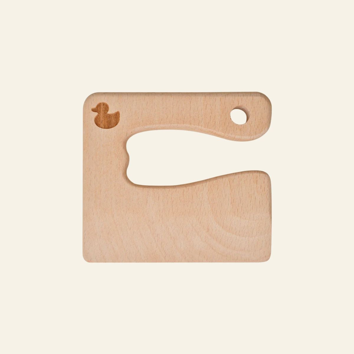 Wooden kids cutting knives full set view - myduckling