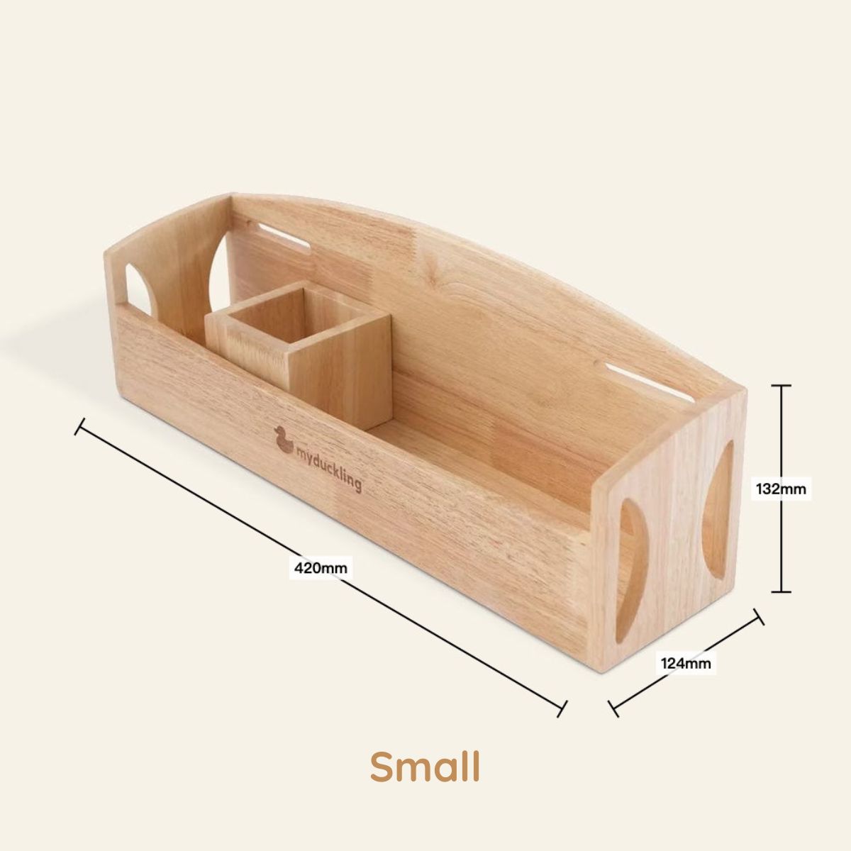 KAYA solid wood kids side shelf in kids room - myduckling