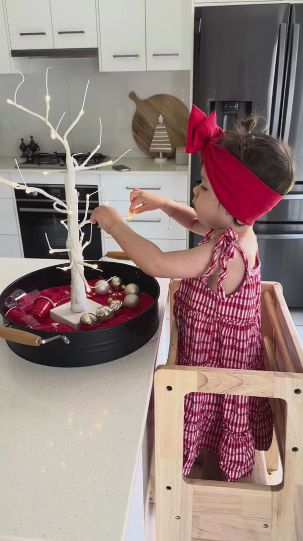 LOLA Deluxe Solid Wood Learning Tower