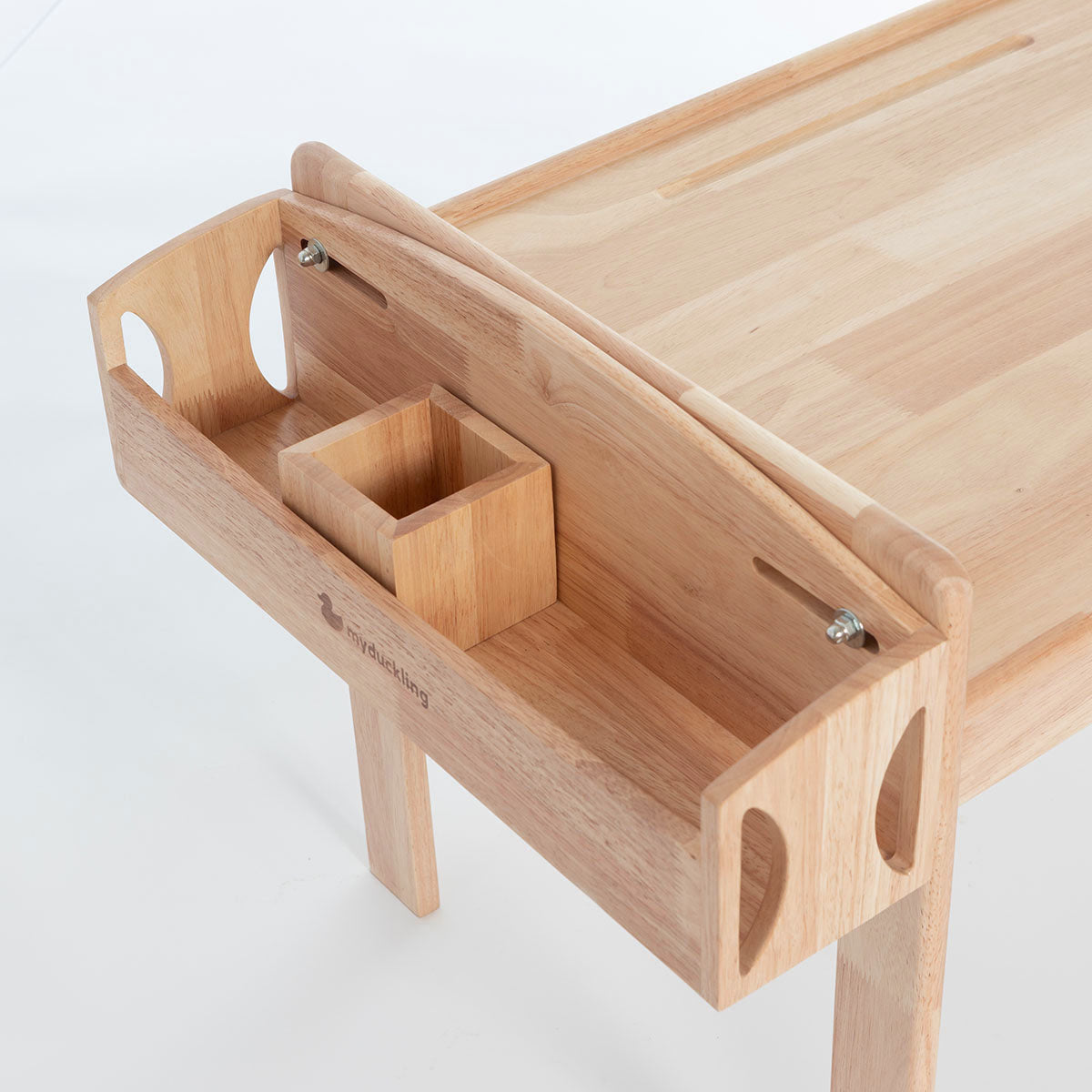 Solid Wood Side Shelf - Large