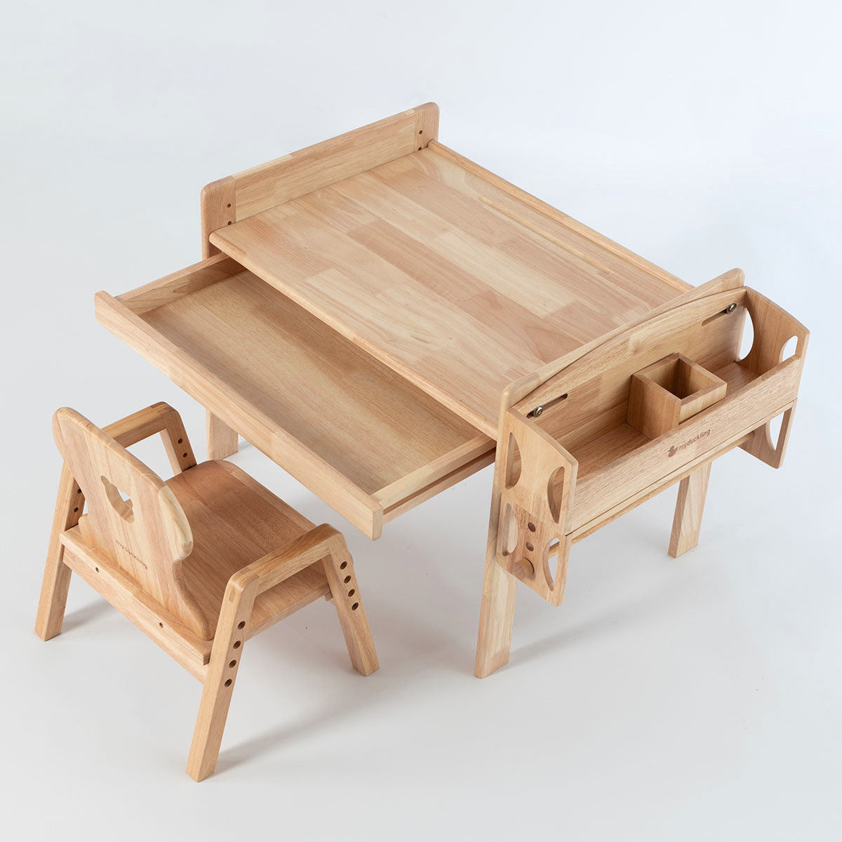 Solid Wood Side Shelf - Large