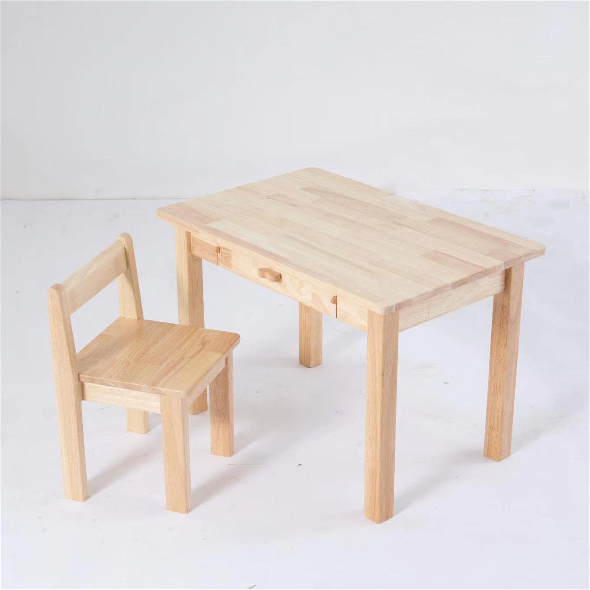 Table & Chair Set My Duckling Kids Solid Wood Study Table and Chair Set DK-02100