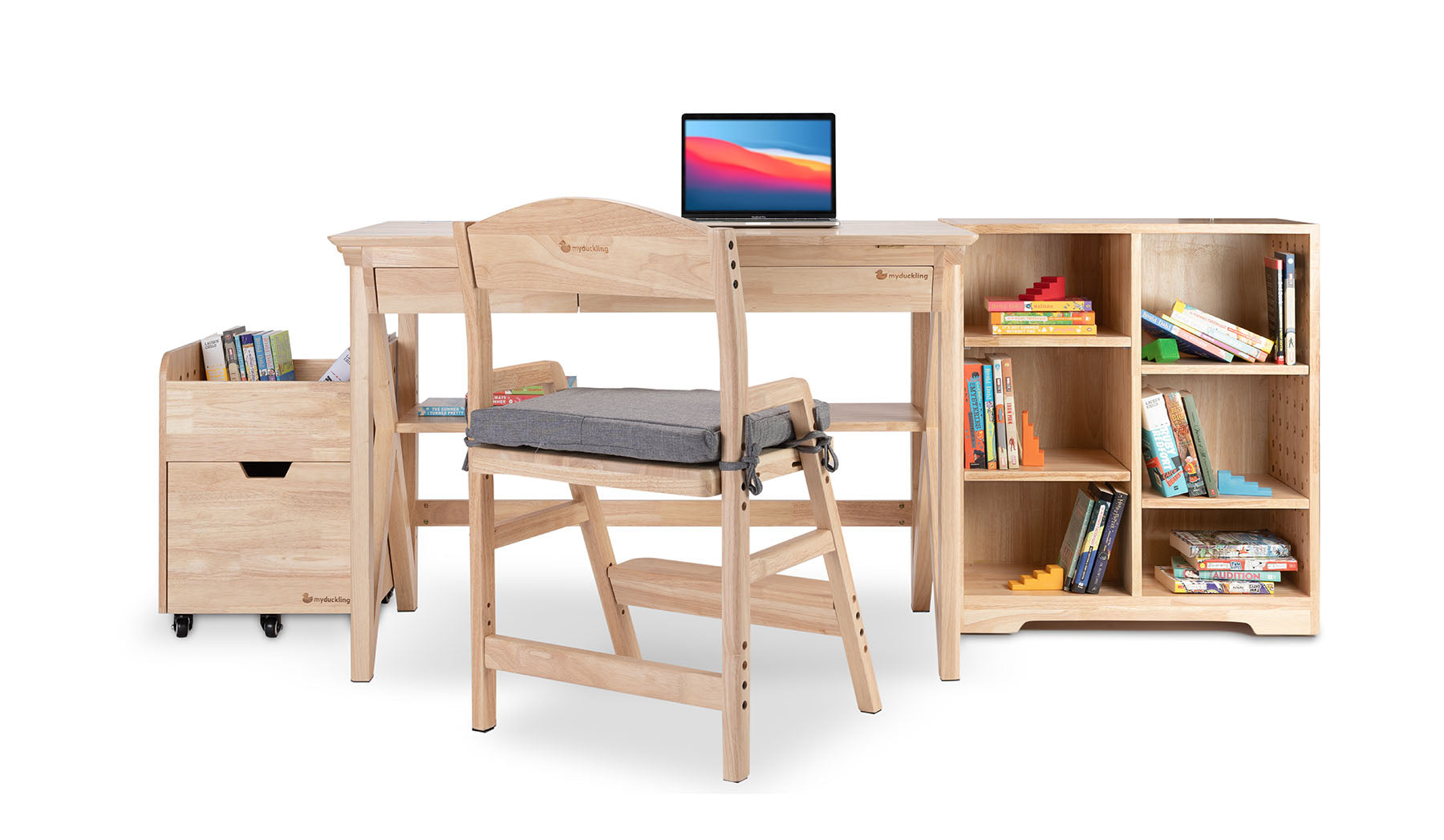 NALA Solid Wood Study Desk With Easel (Early-January Pre-Order)