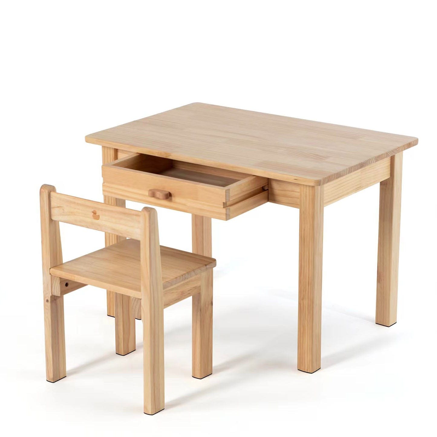Table & Chair Set My Duckling Kids Solid Wood Study Table and Chair Set - 2022 New Release DK-02100